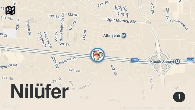 Map of 20 LİRAYA KARNIN DOYAR | GÖKHAN APARATİF BURSA