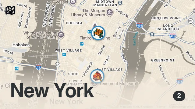 Map of This is the Worst Bagel I've Reviewed Yet