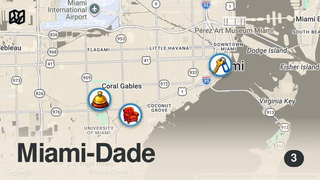 Map of I'm Leaving My Brickell Apartment After 10 Years (Full Tour)