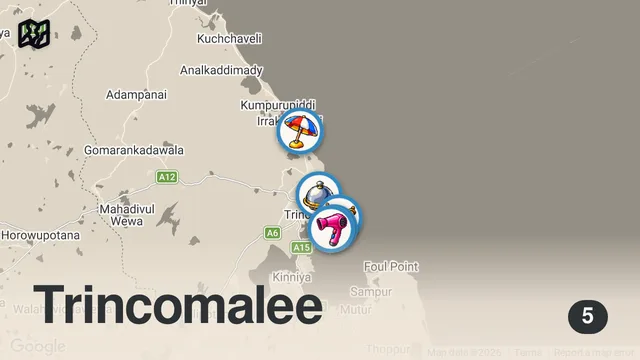 Map of $200 Head Massage By Tamil Man In Trincomalee, Sri Lanka 🇱🇰