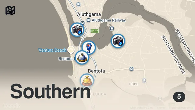 Map of The Adventures Side Of Sri Lanka You Have Never Seen - Bentota 🇱🇰
