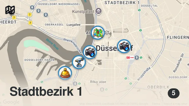 Map of TOP 10 Düsseldorf, Germany! 🇩🇪 (THINGS to DO, SEE & EAT!) 🇩🇪