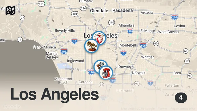 Map of Trying Facebook Marketplace Food in COMPTON & WATTS LA