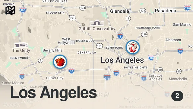 Map of Trying The BEST French & Senegalese Restaurants in LA