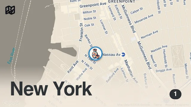 Map of Try these amazing pancakes #pancakes #nycbrunch #nyc