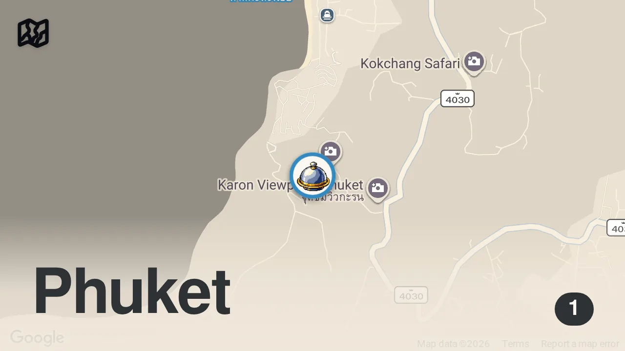 Map of 1 spot from The Most Stunning View in Phuket? ๐ด๐
