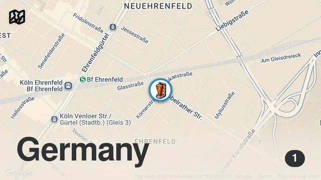 Map of Der legendäre Taxiteller von Köln - warum alle darüber reden 🚕🍽️