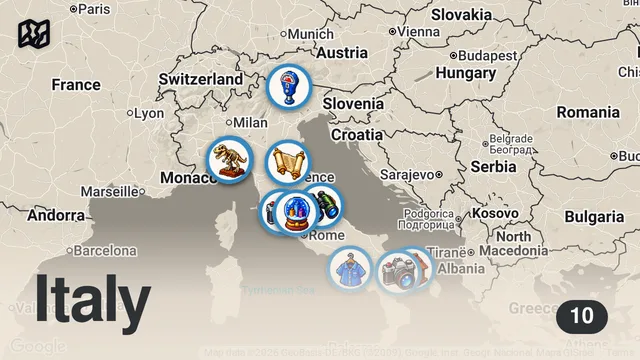 Map of Italy Hidden Gems | Top 10 Underrated Places and Hidden Gems in Italy You Need to Visit