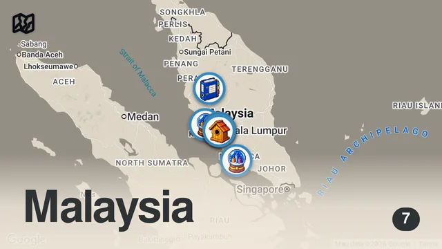 Map of COULD YOU LIVE HERE? $1000/month APARTMENT IN KUALA LUMPUR, Malaysia- Petronas Towers View