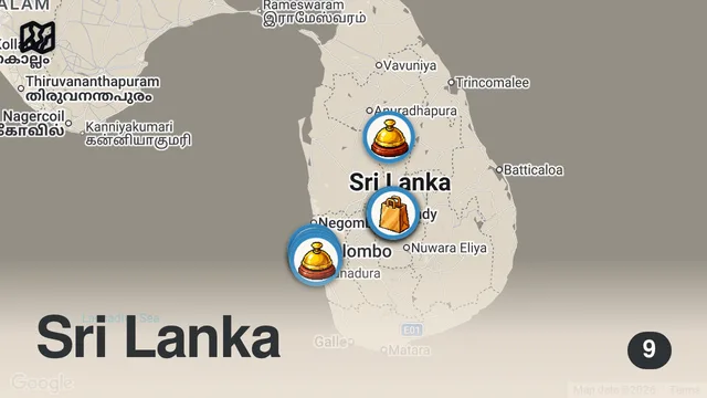 Map of Attending To The Longest Religious & Cultural Festival In Sri Lanka - The Kandy Esala Perahera 🇱🇰