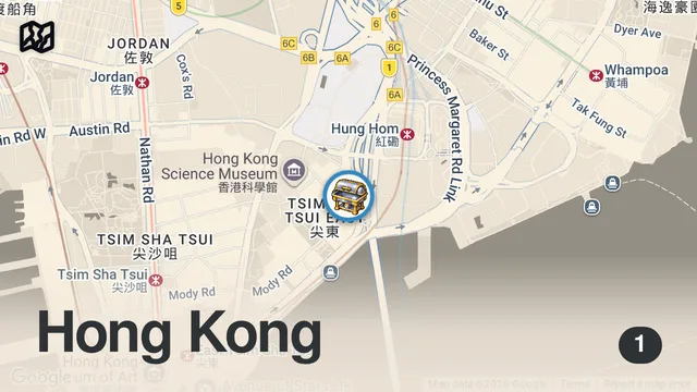 Map of INSIDE the MOST EXPENSIVE All You Can Eat KING CRAB + LOBSTER + CAVIAR Seafood Buffet in Hong Kong!