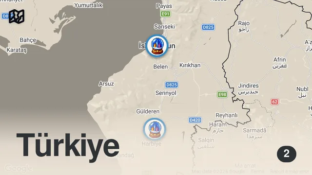 Map of 2 FARKLI KİREMİT DÖNER TARİFİ!!!