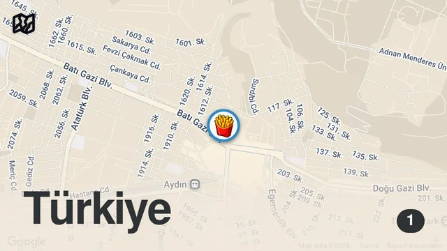 Map of BAKIN BU TOSTLA 2 KİŞİ DOYAR | AYDIN HARBİ LEZZETLER