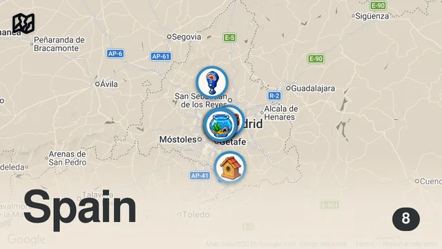 Map of ANTES de viajar a ESPAÑA 🇪🇸 por primera vez debes saber esto!