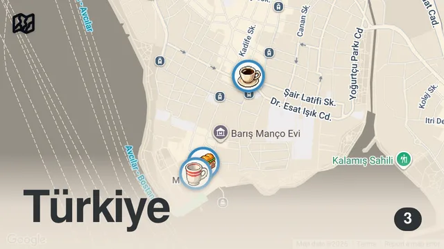 Map of MODA LEZZETLERİ | Şef dokunuşlu kahvaltı, şahane sandviçler ve Hopa usulü Laz böreği