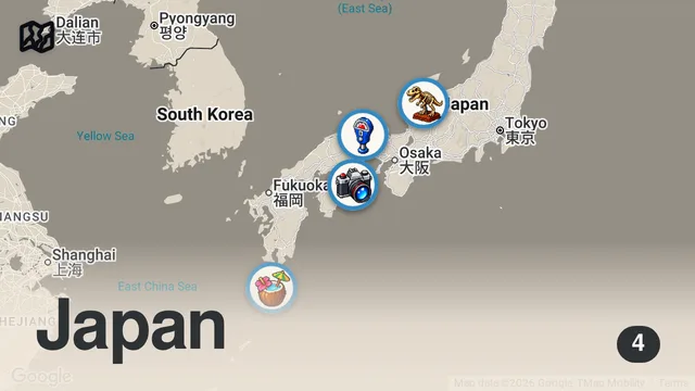 Map of Most Underrated Places in Japan You Must See