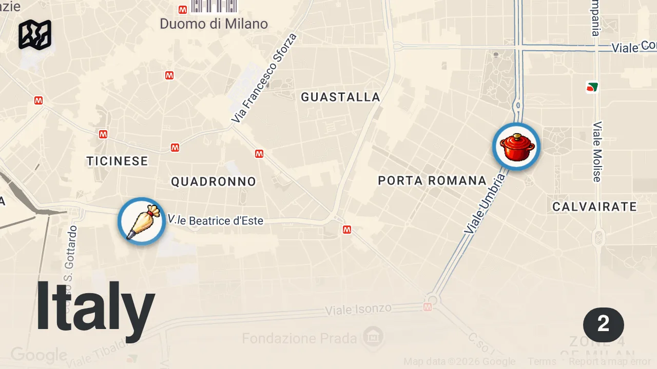 Map of 2 spots from Action Bronson - Shadow Realm (Official Music Video)