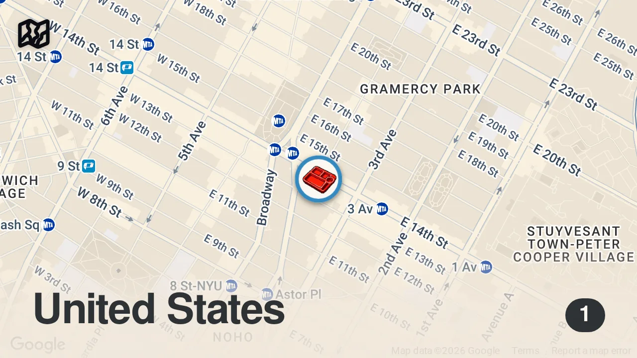 Map of 1 spot from EVERYTHING WE DEVOURED at the ALL-NEW Time Out Market Union Square in NYC! ππ₯πππ₯π€€ #DEVOURPOWER