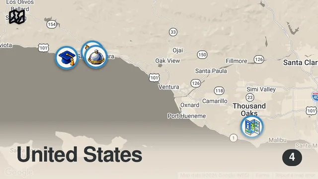 Map of CALIFORNIA ROADTRIP (DAY 1)