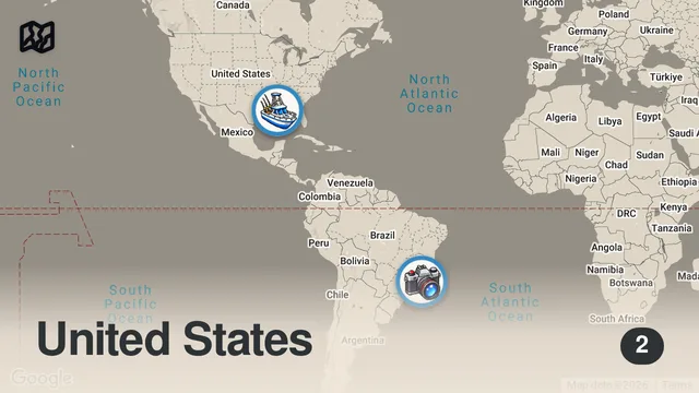 Map of 10 BEST CARNIVAL PARTIES in the WORLD