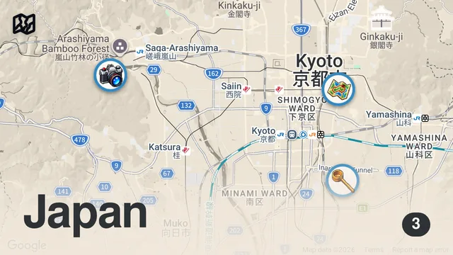 Map of KYOTO Travel Guide | Muslim-Friendly | The REAL Japan You NEED To See!