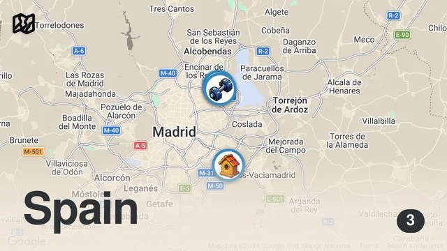 Map of Esto nos HUBIERA GUSTADO SABER ANTES de MUDARNOS a ESPAÑA 🇪🇸 (como extranjeros)