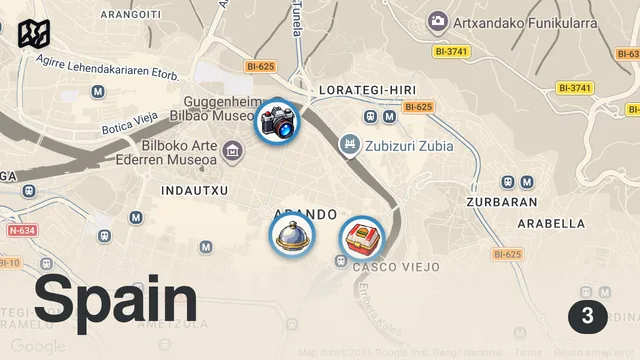 Map of I came all the way to Bilbao for THAT?!