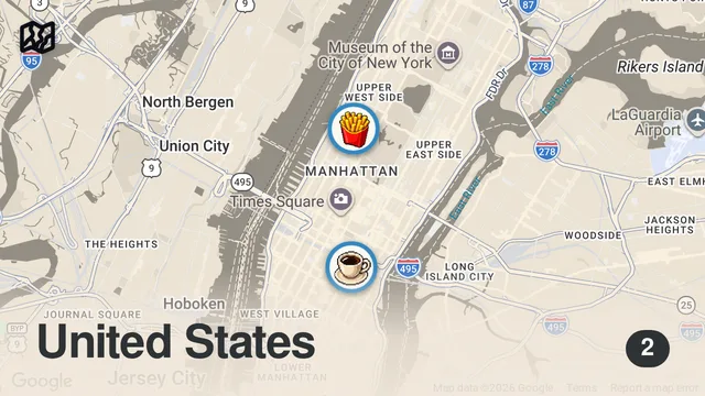 Map of Why are New Yorkers OBSESSED With These Cheap Breakfasts?