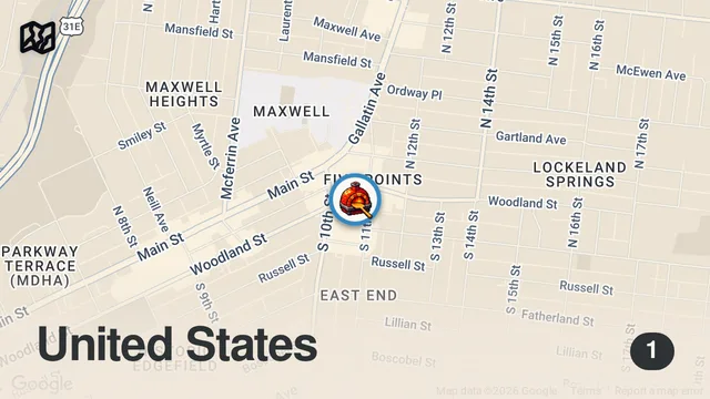 Map of Eating At The BEST Reviewed Pizza Restaurant in Nashville *TASTE TEST*