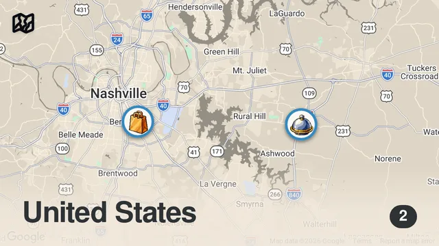 Map of I Tried Eating at Mini Marts For 24 Hours