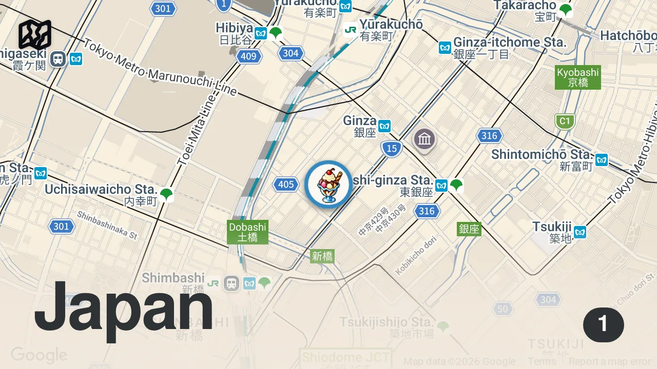 Map of 1 spot from Best Japanese Sweet Potato Ever?!