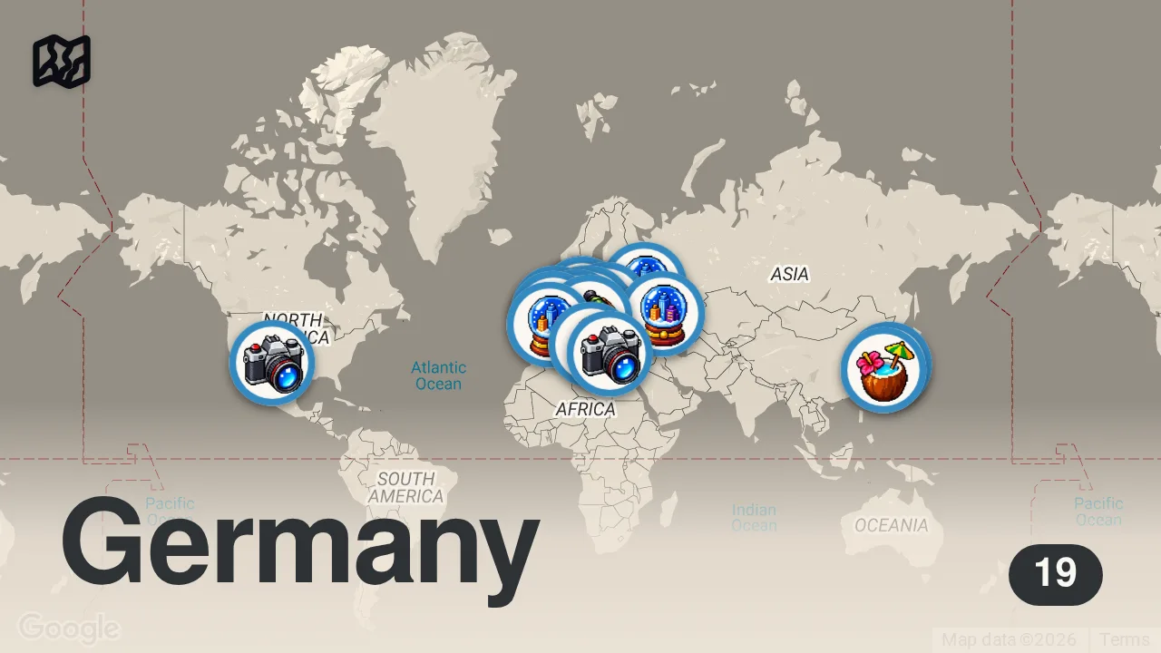 Map of 19 spots from 1945-49: The Brutal Aftermath Of World War 2