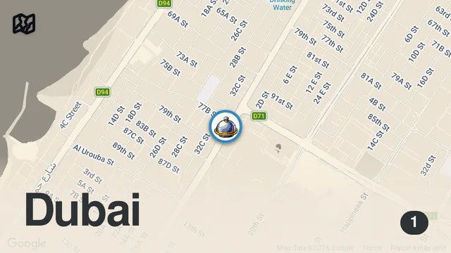 Map of يابا - دبي الامارات
