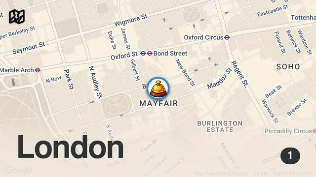 Map of Trying one of London’s most insane dishes  📍Claridge’s London #food #london #lobster