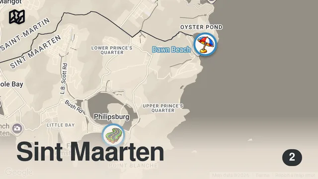 Map of Sint Maarten Food Culture Shock!! Dutch Food in the Caribbean!!