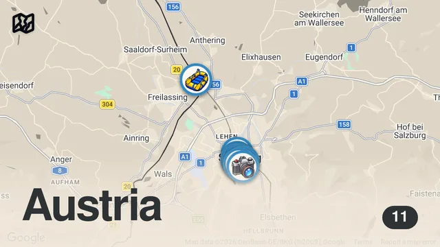 Map of Our 24 Hours in Salzburg 🇦🇹 | Austrian Food & Top Things to Do