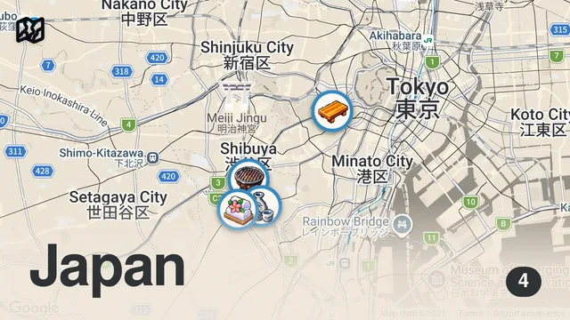 Map of 5 BEST Restaurants in Tokyo, Japan | Local's Recommendation!
