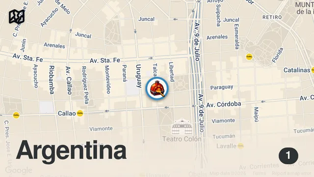 Map of Buenos Aires’in 92 yıllık pizzacısı 🍕🇦🇷 #ayaküstülezzetler #short #shorts