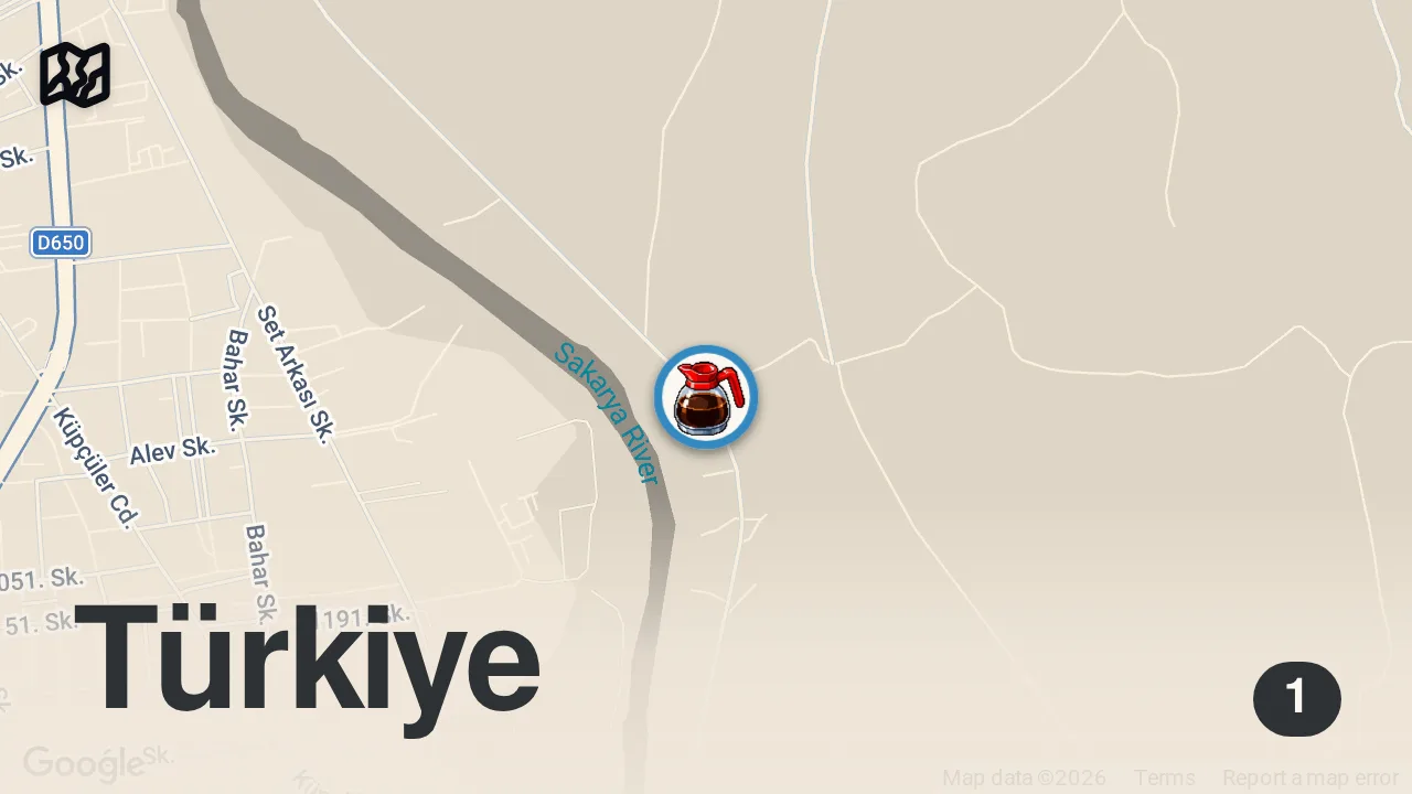 Map of 1 spot from 40 ÇEŞİT KOKOREÇ YAPIYORLAR 😊