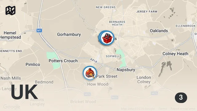 Map of St Albans Has The Most Underrated Food Scene In The UK