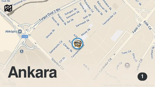 Map of KOLESTROL GARANTİLİ KAVURMA | MEŞHUR KAVURMACI