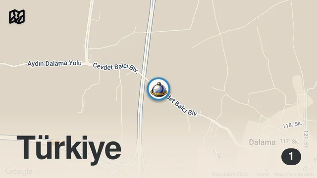 Map of 1 KG 600 LİRA | AYDIN DALAMA KUYU TANDIR