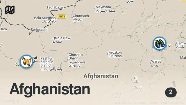 Map of Deep Inside Daily Lives Of Afghan People — Herat, Afghanistan 🇦🇫