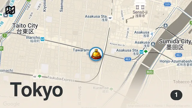 Map of Amazing jacuzzi at hotel Ent Terrace in Asaukabashi Tokyo 🛁 #tokyo