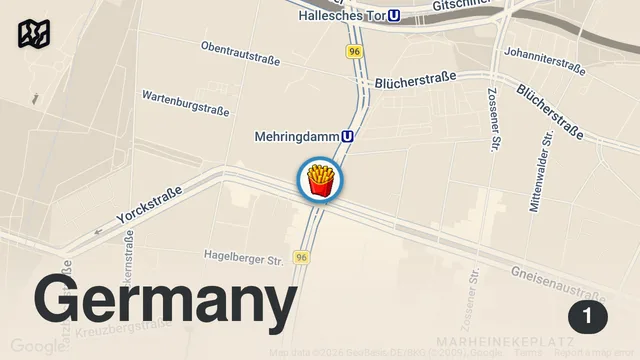 Map of Der KULTIMBISS in BERLIN | Über die Grenzen Berlins hinaus bekannt 😳