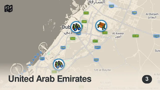 Map of Amazing Arabian Food!! SEAFOOD BBQ MOUNTAIN in Dubai, UAE!