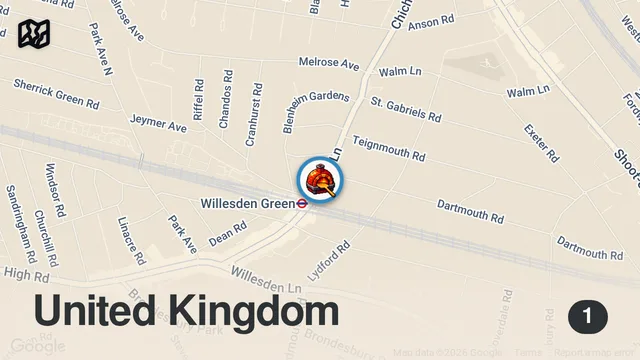 Map of PASHA SHAWARMA IN WILESDEN GREEN #food #halalfood #bbqmeat #foodie #shawarma #turkish #halal