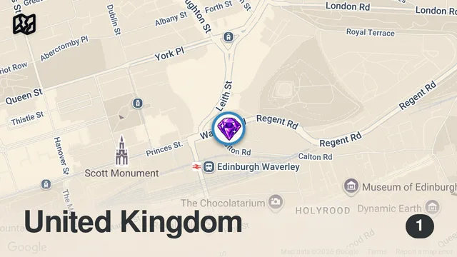 Map of This is how the Edinburgh Hop On Hop Off Buses Work