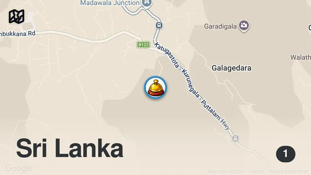Map of The Most Affordable Luxuries Hotel Experience In Sri Lanka 🇱🇰