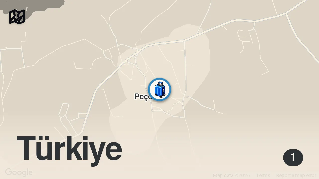 Map of 1 spot from GÜNDE 1000 KG SATIYORUZ! | ANKARA PEÇENEK DÖNER